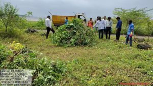 दि.1/10/25 समुद्र किनाऱ्यावर स्वच्छताअभियान कार्यक्रम आयोजित करून स्वच्छता केली